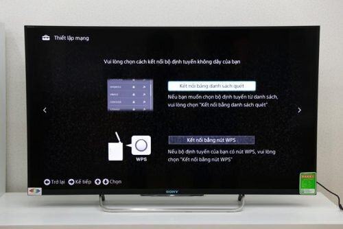 Cách kết nối không dây với tivi Sony