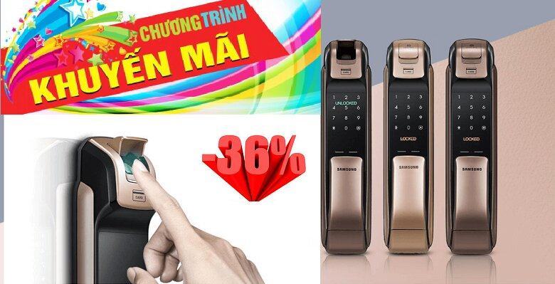 KHÓA VÂN TAY SAMSUNG KHUYẾN MÃI 36%