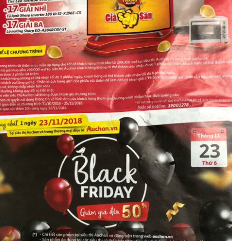 Khuyến mãi Black Friday 2018 tại siêu thị