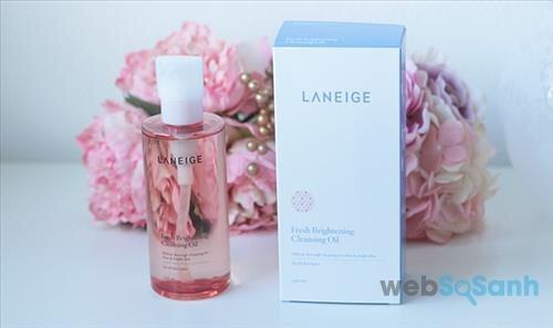 Review dầu tẩy trang Laneige Fresh Brightening Cleansing Oil