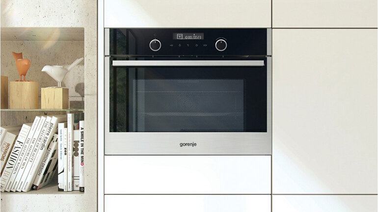 Lò vi sóng gắn trong tủ Gorenje tiết kiệm không gian