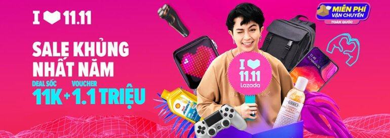 11.11 LAZADA Khuyến Mãi ngành hàng ĐIỆN GIA DỤNG nào trong ngày độc thân ?