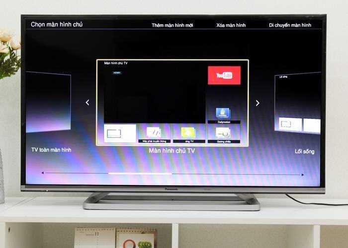 giao diện màn hình chính của tôi trên TV panasonic