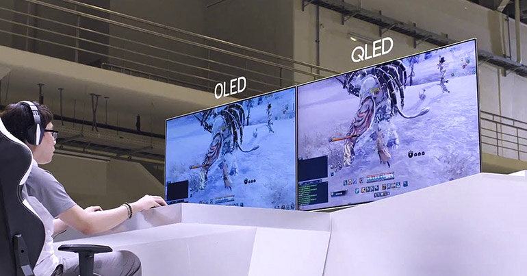 So sánh sự khác biệt giữa TV OLED và QLED