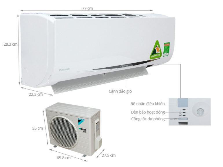 Có nên mua điều hòa 1 chiều 12000 Daikin FTKC35QVMV/RKC35QVMV ?