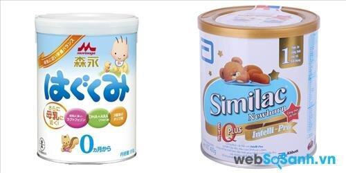 So sánh sữa bột Morinaga số 0 và Abbott Similac Newborn IQ 1 cho bé từ 0 đến 6 tháng tuổi