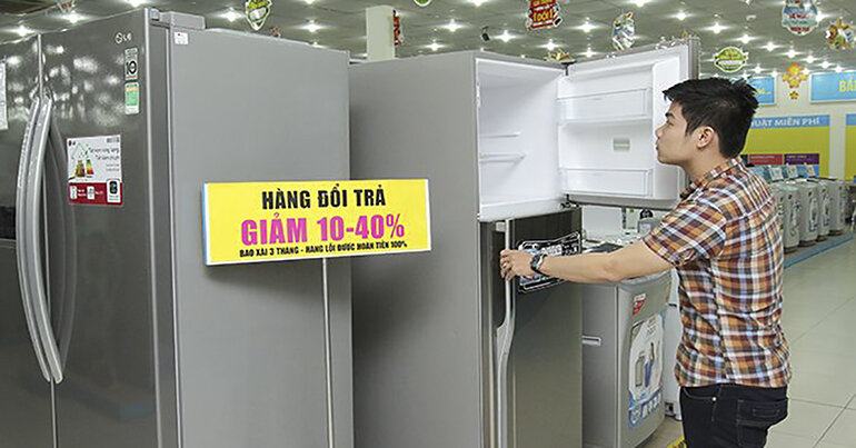 Mua tủ lạnh hàng trưng bày cơ hội nhận về mức giá ưu đãi khủng