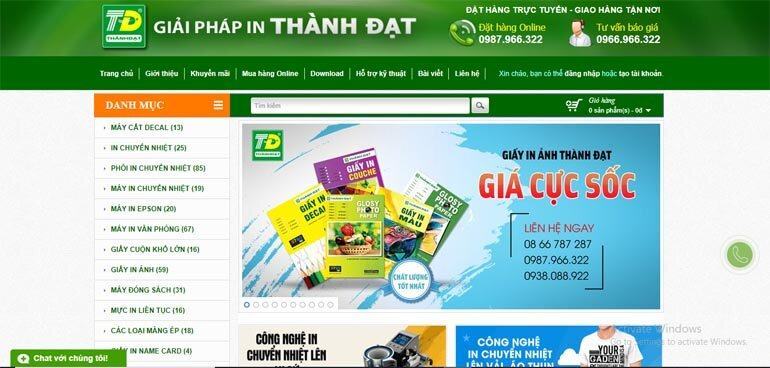 MỰC IN THÀNH ĐẠT – Địa chỉ Cung cấp máy móc, thiết bị, vật tư ngành in Uy tín, Chất lượng