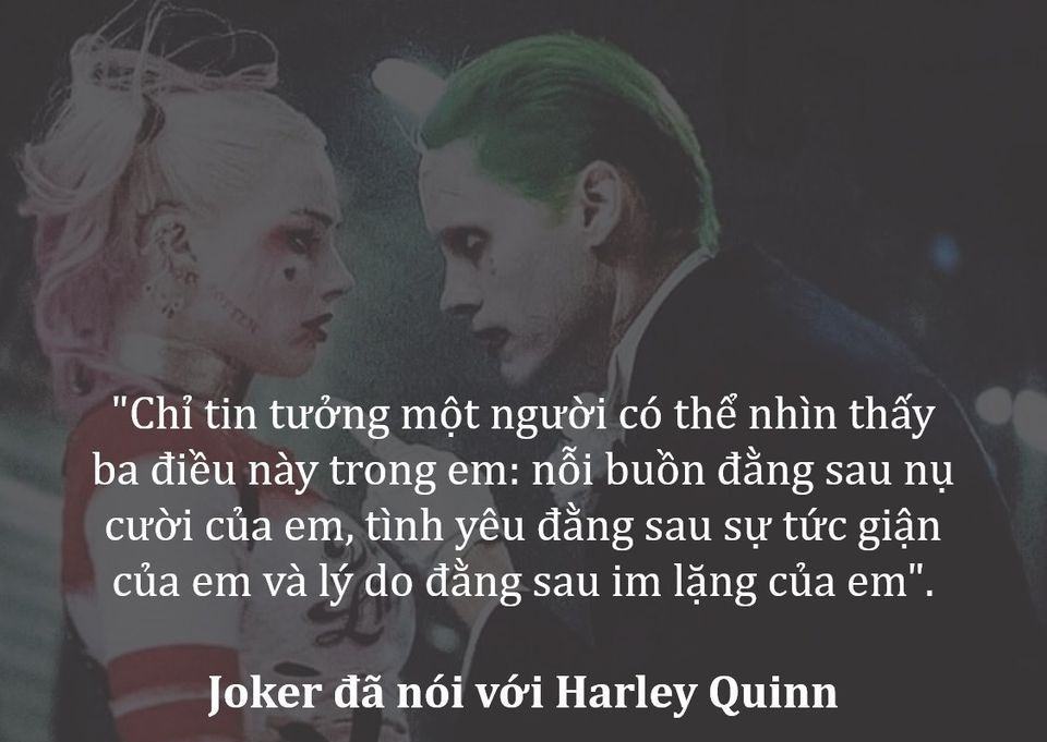 Những câu nói hay về tình yêu của Joker