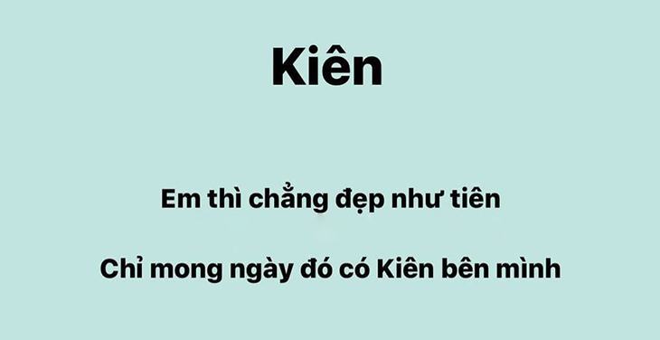 nghe bằng chính tên của bạn