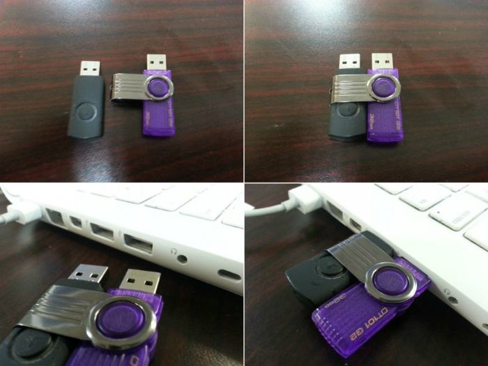 Có thể bạn chưa biết cách cắm USB như thế này