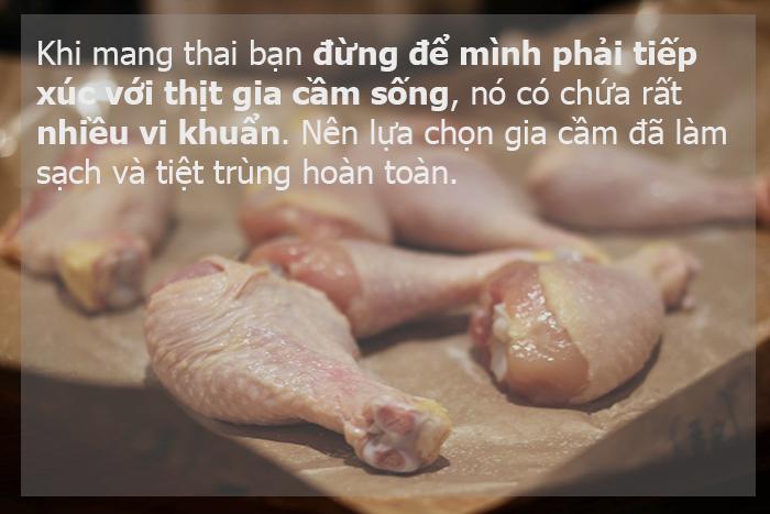 Thịt gia cầm sống