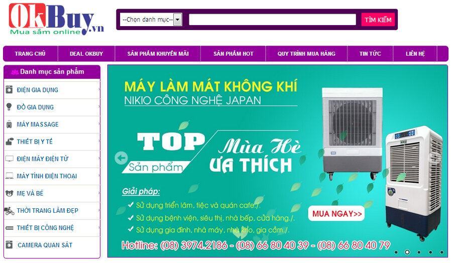 Mua sắm online đến với OkBuy.vn để được giá tốt, dịch vụ hậu mãi và chất lượng