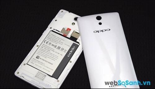 OPPO Mirror 3 có pin dung lượng 2000 mAh