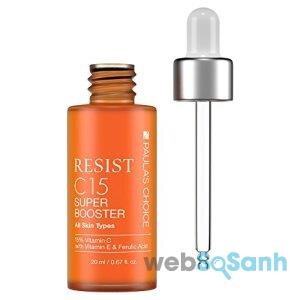 Hiện nay, các loại serum vitamin C cũng rất được ưa chuộng