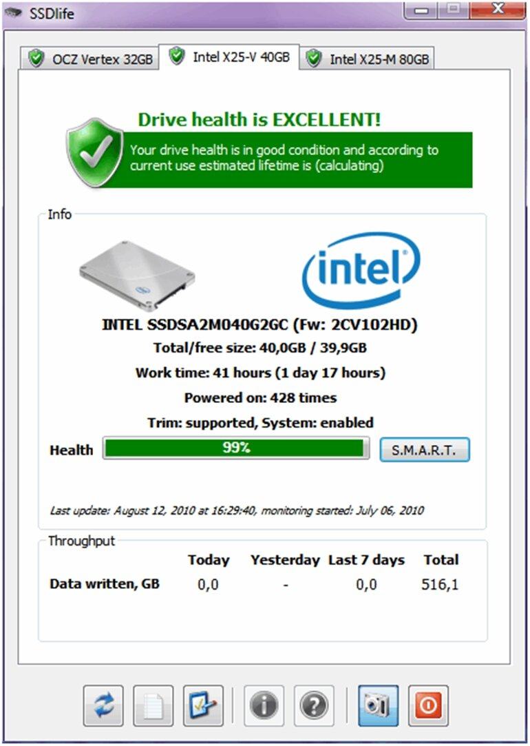 Phần mềm kiểm tra SSD