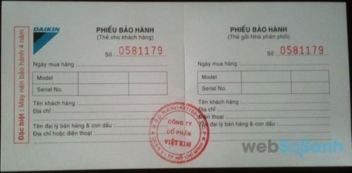 Bảo hành dây đai giày chính hãng