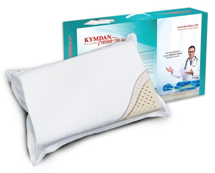 Gối cao su thiên nhiên Kymdan Pillow PressureFree Air mang đến một chiếc gối đầu êm ái, thoải mái 