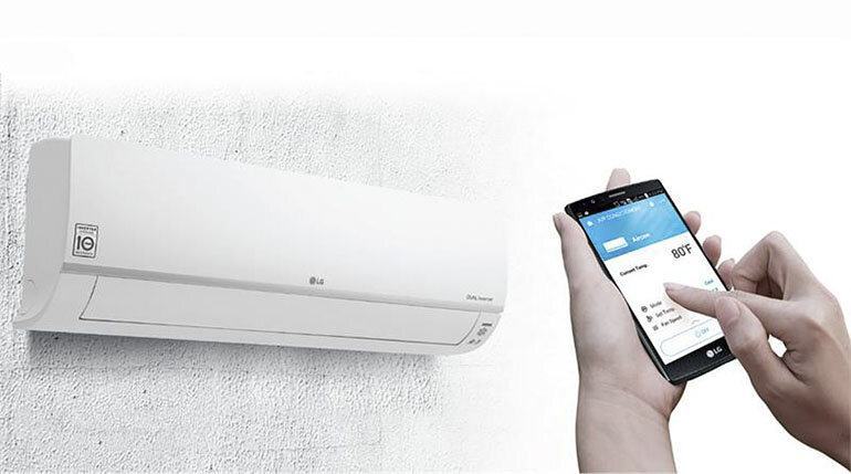 Đánh giá chất lượng điều hoà wifi LG V10APF 1 chiều 9000BTU