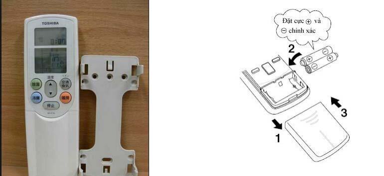 Hướng dẫn chi tiết cách thay pin remote điều khiển từ xa điều hòa Toshiba