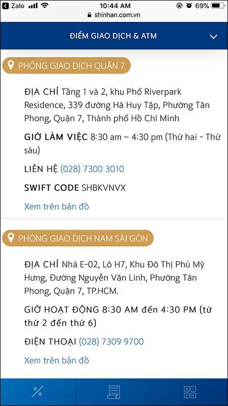 Kết quả trả về