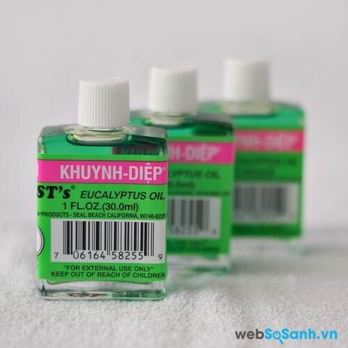 Cách sử dụng dầu khuynh diệp cho trẻ sơ sinh