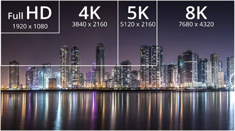 So sánh điểm khác biệt nổi bật nhất trên TV 8K và TV 4K?