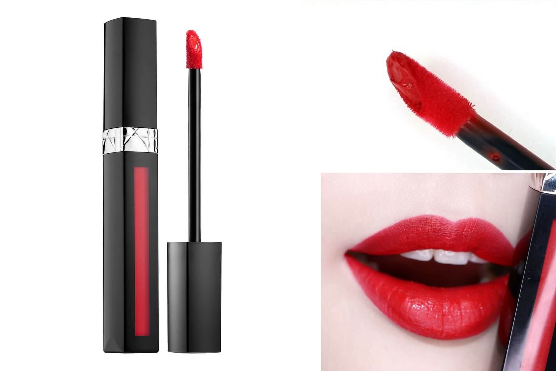 Chất son của Dior Liquid Matte 999 rất mềm và mướt