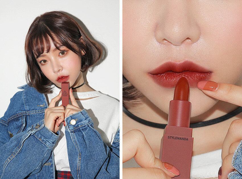 3CE Mood Recipe Matte Lip Color màu 909 Smoked Rose 