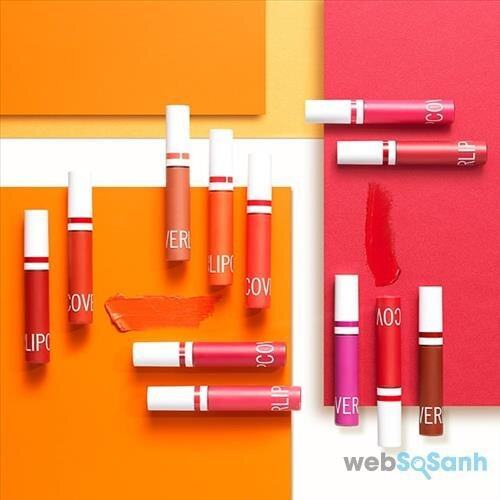 Aritaum Lip Cover Color Tint Matte Lipgloss với chất son kem mềm mịn, độ bám tốt đã làm xiêu lòng biết bao chị em. 