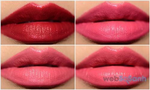 Rouge Rum Punch (RD504), Ruby Cooper (RD501), Sweet Desire (RD714), Toffee Apple (RD308)