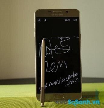 Điện thoại Samsung Galaxy Note 5 điện thoại