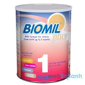 Sữa bột Biomil giá bao nhiêu tiền?