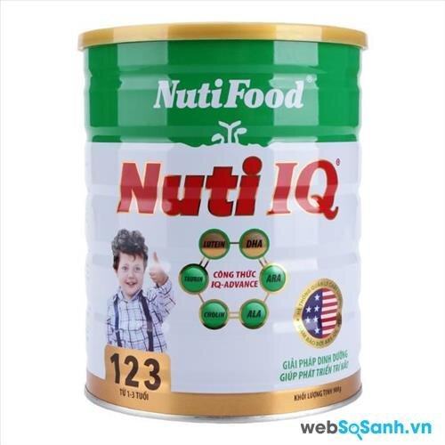 5 lý do nên chọn sữa bột Nutifood Nuti IQ 123 cho bé từ 1 đến 3 tuổi