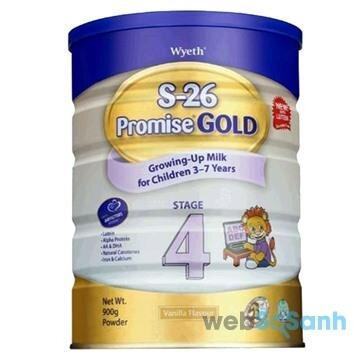 Sữa bột tăng cân cho bé S26 Promise Gold