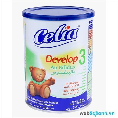 Sữa bột Celia Develop số 3 giúp bé từ 1 đến 3 tuổi phát triển toàn diện