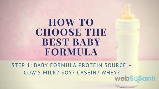 5 yếu tố cần quan tâm khi lựa chọn sữa công thức cho trẻ sơ sinh