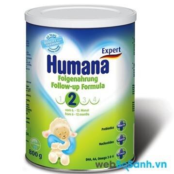 Giá sữa bột Humana cập nhật tháng 6