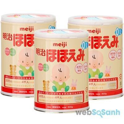 Nên mua sữa bột Meiji hay Glico cho bé?