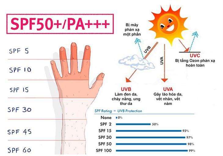 Tìm hiểu các chỉ số SPF và PA trên kem chống nắng và những lầm tưởng các cô gái đều mắc phải