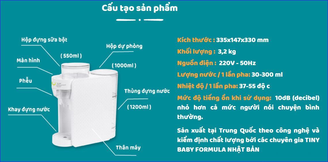 Có nên mua máy pha sữa Tiny Baby Formula không ?