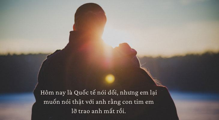 Nghe và nói câu chuyện cười ngày Cá tháng Tư cho bạn gái