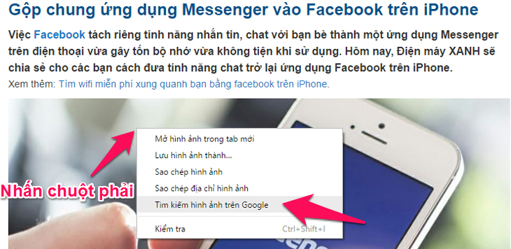 Tìm hình ảnh trên google