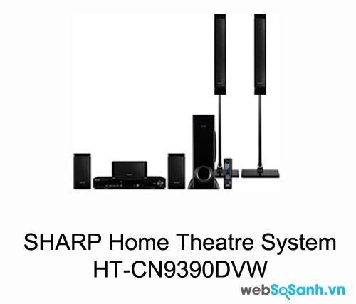 Đánh giá dàn âm thanh Karaoke Sharp DVD 5.1 HT-CN9390DVW