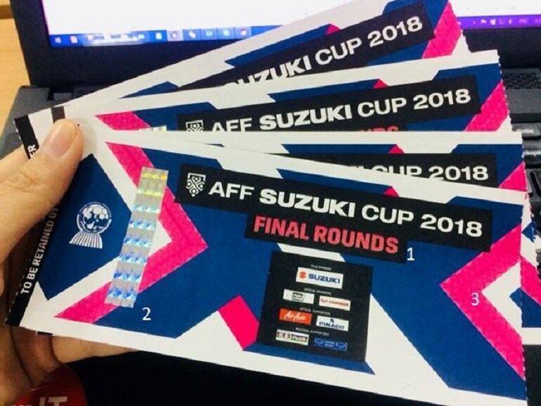 6 dấu hiệu nhận biết Thật – Giả khi mua vé xem bóng đá trận chung kết AFF Suzuki Cup 2018