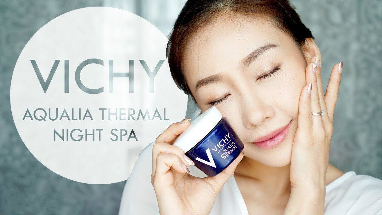 Review mặt nạ ngủ Vichy Aqualia Thermal Night Spa Replenishing & Soothing Sleeping Mask