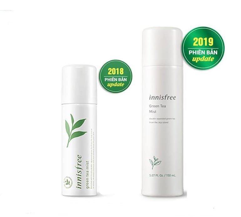 Xịt khoáng trà xanh Innisfree và lô hội Aloe Revital Skin Mist, nên chọn loại nào?