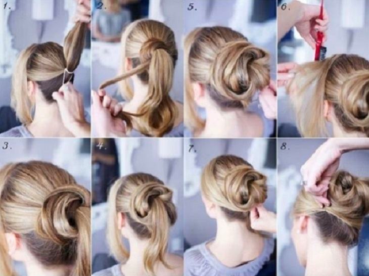 Topknot dài có đuôi