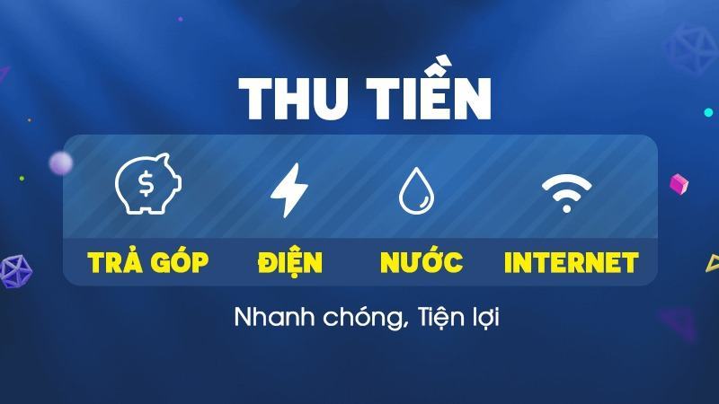 Thanh toán nhiều dịch vụ tiện ích tại điểm giao dịch MoMo