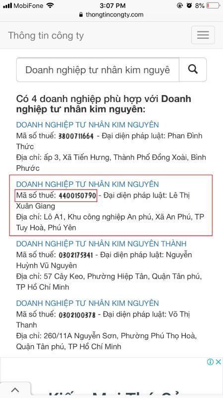 Kết quả